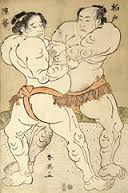 相撲 錦絵 柏戸 陣幕